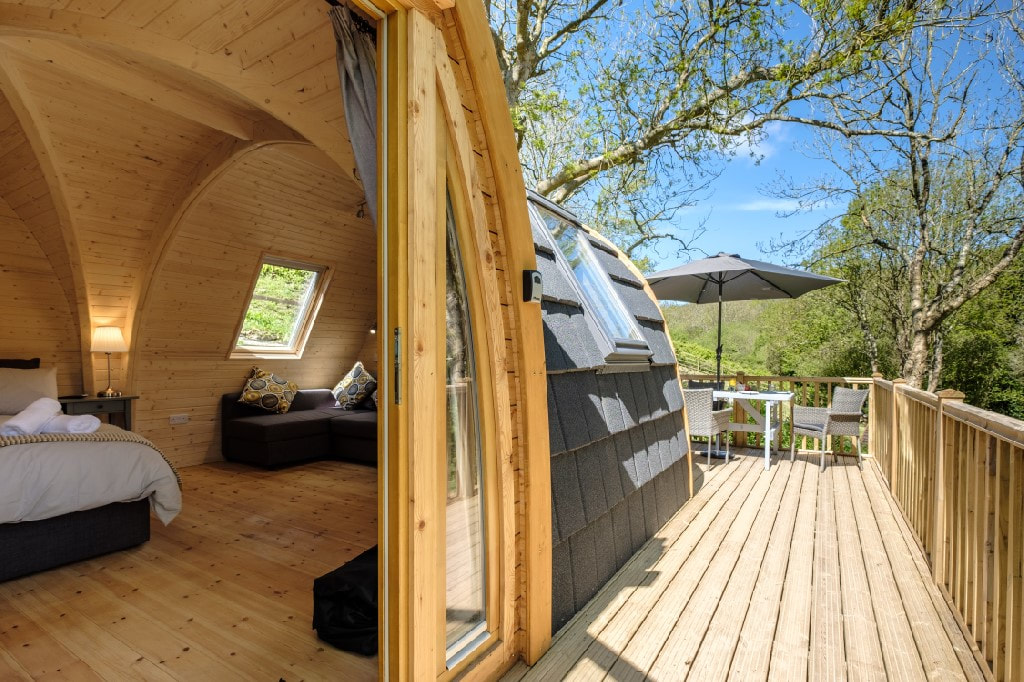 Pod Lodge Ticra Outdoor Trekkershut glamping luxe kamperen